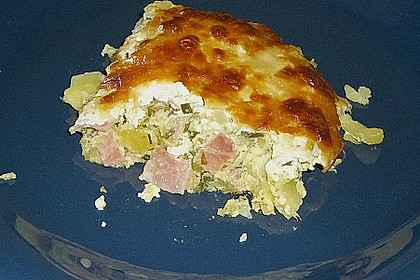 Kartoffelauflauf mit Schinken 1
