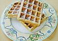 Luftig, lockere Waffeln