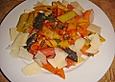 Makkaroni mit Tomaten und Basilikum