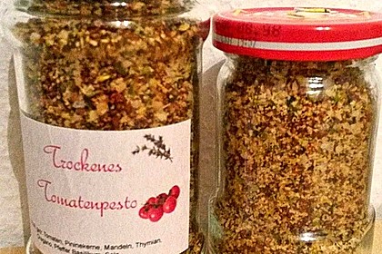 Trockenes Tomaten - Pesto 9