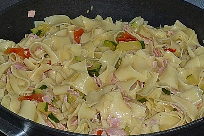 Zucchini - Schinken - Nudeln 7