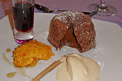 Schokokuchen mit flüssigem Kern 3