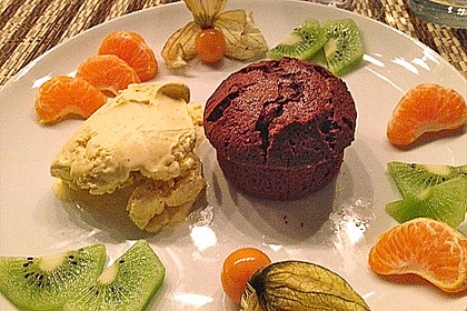 Schokokuchen mit flüssigem Kern 4