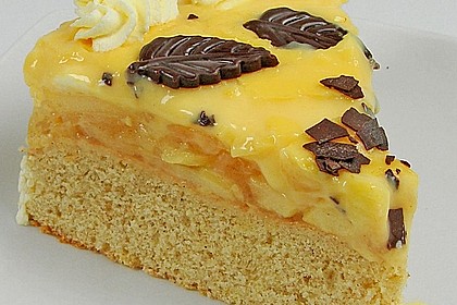 Apfeltorte mit Pudding - Eierlik&ouml;r - Guss 1
