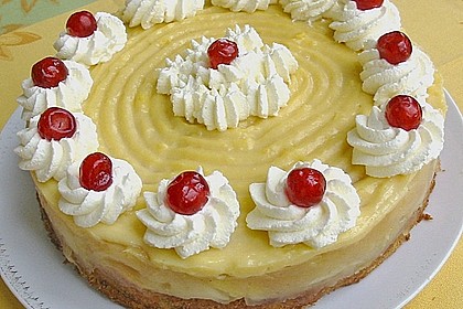 Apfeltorte mit Pudding - Eierlik&ouml;r - Guss 3