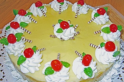 Apfeltorte mit Pudding - Eierlik&ouml;r - Guss 6