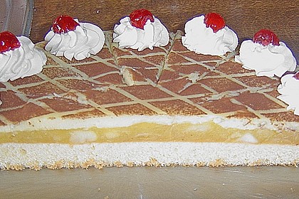 Apfeltorte mit Pudding - Eierlik&ouml;r - Guss 10