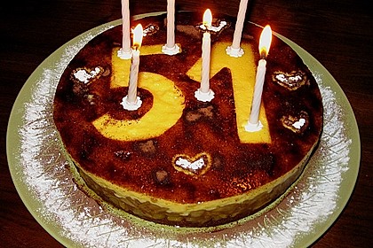 Apfeltorte mit Pudding - Eierlik&ouml;r - Guss 25
