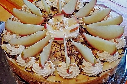 Apfeltorte mit Pudding - Eierlik&ouml;r - Guss 29