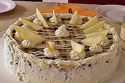 Apfeltorte mit Pudding - Eierlik&ouml;r - Guss 30