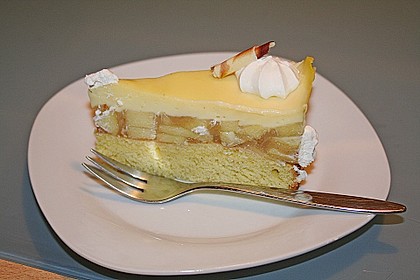 Apfeltorte mit Pudding - Eierlik&ouml;r - Guss 36