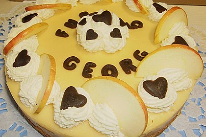 Apfeltorte mit Pudding - Eierlik&ouml;r - Guss 41