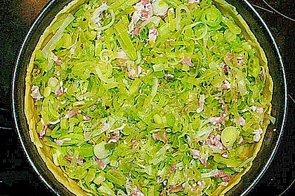 Lauch - Schinken - Torte