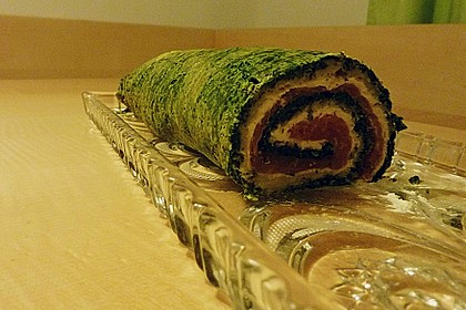 Lachsrolle mit Spinat 14