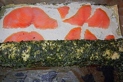 Lachsrolle mit Spinat 15