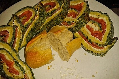 Lachsrolle mit Spinat 18