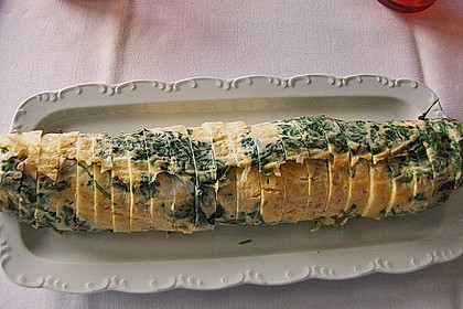 Lachsrolle mit Spinat 21