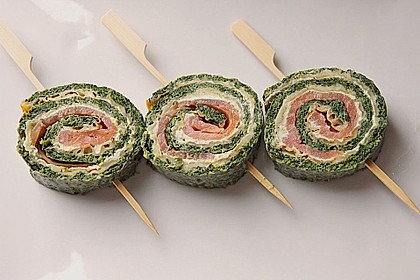 Lachsrolle mit Spinat 22