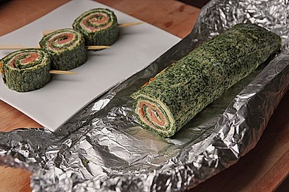 Lachsrolle mit Spinat 23