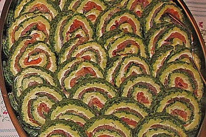 Lachsrolle mit Spinat 25