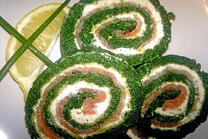 Lachsrolle mit Spinat 29