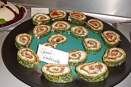Lachsrolle mit Spinat 31