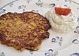 Gem&uuml;sepuffer / Reibekuchen mit Steckr&uuml;be