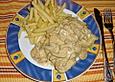 Minutensteaks mit Champignon - Sahne - So&szlig;e