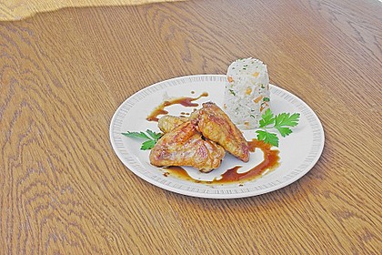 Glasierte H&auml;hnchenfl&uuml;gel