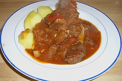 Saftiges Paprikagulasch 1
