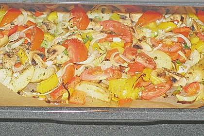 Ofenkartoffeln mit mediterranem Gem&uuml;se 3