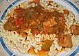 Gulasch in Rotweinso&szlig;e