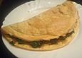 Pikanter Haferflockenpfannkuchen mit Gem&uuml;sef&uuml;llung