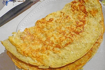 Pikanter Haferflockenpfannkuchen mit Gem&uuml;sef&uuml;llung 1