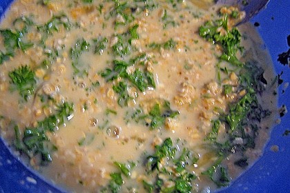 Pikanter Haferflockenpfannkuchen mit Gem&uuml;sef&uuml;llung 2