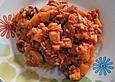 Schnelles K&uuml;rbis - Auberginen - Curry mit Pute