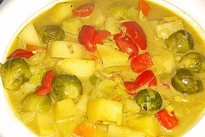Gemüseeintopf mit Kokosmilch 15