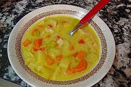 Gemüseeintopf mit Kokosmilch 9
