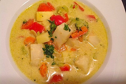 Gemüseeintopf mit Kokosmilch 12