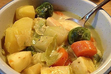 Gemüseeintopf mit Kokosmilch 16