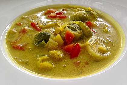 Gemüseeintopf mit Kokosmilch 1