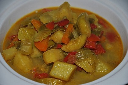 Gemüseeintopf mit Kokosmilch 23