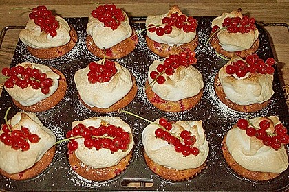 Johannisbeer - Baiser - Muffins