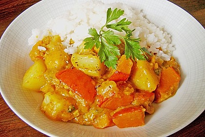 Kartoffel - K&uuml;rbis - Curry