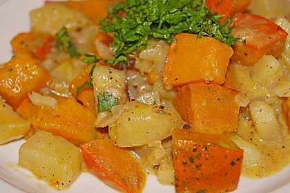 Kartoffel - K&uuml;rbis - Curry 7