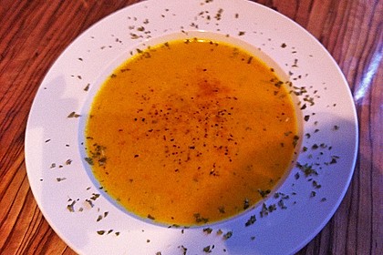 Möhrensuppe mit Kokos, Ingwer und Curry 14