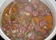Linsensuppe mit Rotwein