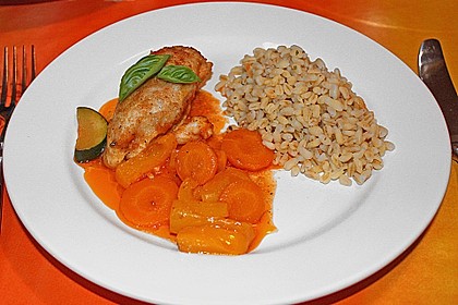 Gem&uuml;se - H&auml;hnchen - Pfanne 1