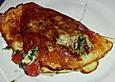 Rahm - Spinat im Omelette