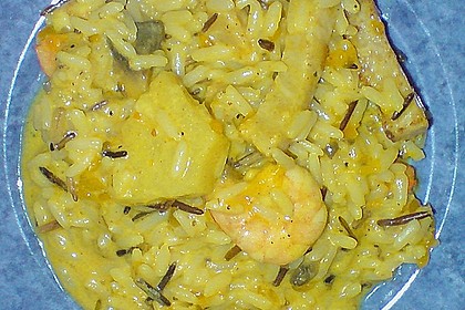 Fruchtiger Curry - Reissalat